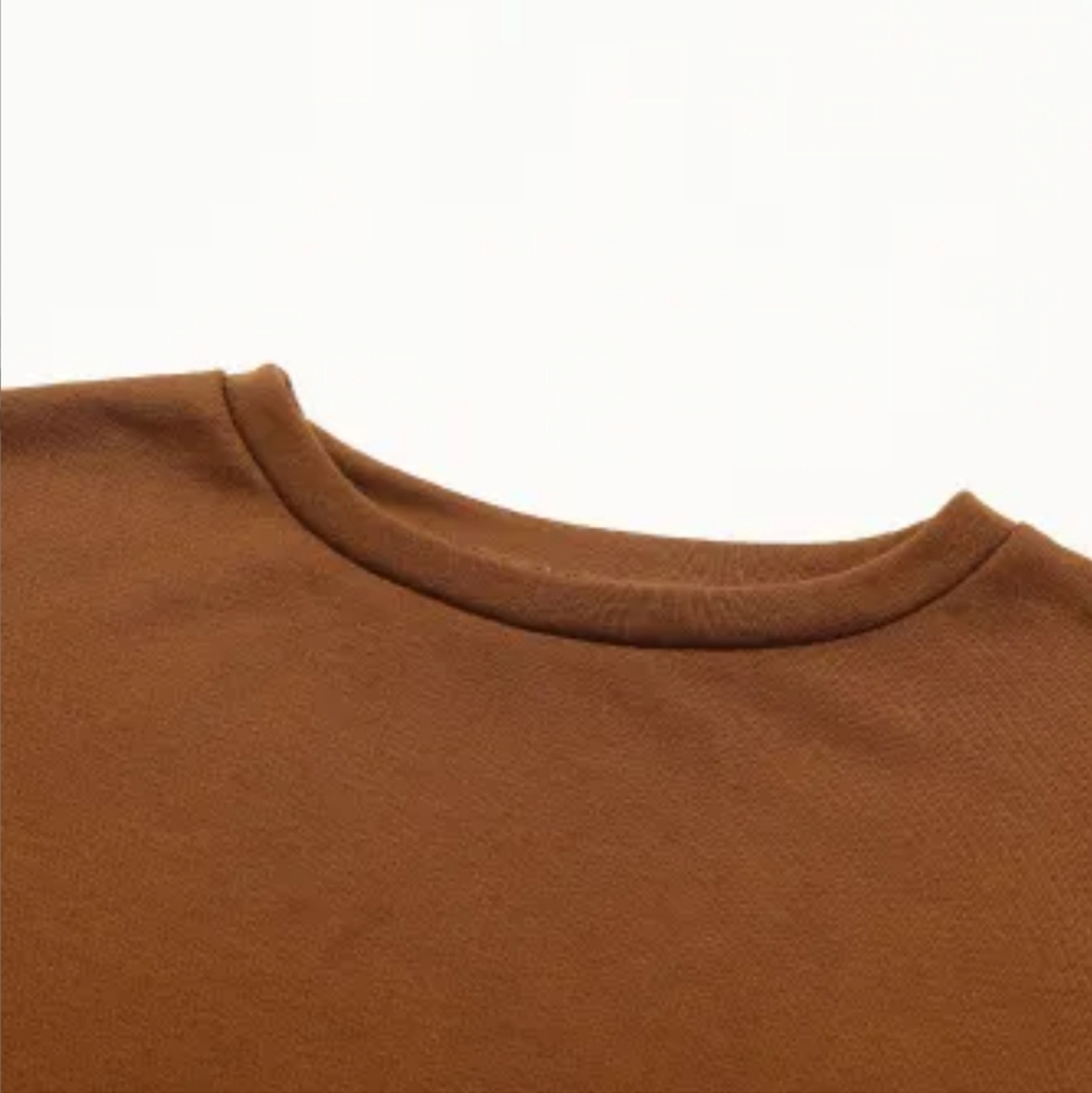 ❤️New Trendy grommet ribbon sleeve crop top - Picture 9 of 16